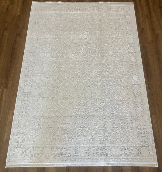 ORDİN 02 KREM  GRİ BAMBU SALON HALISI