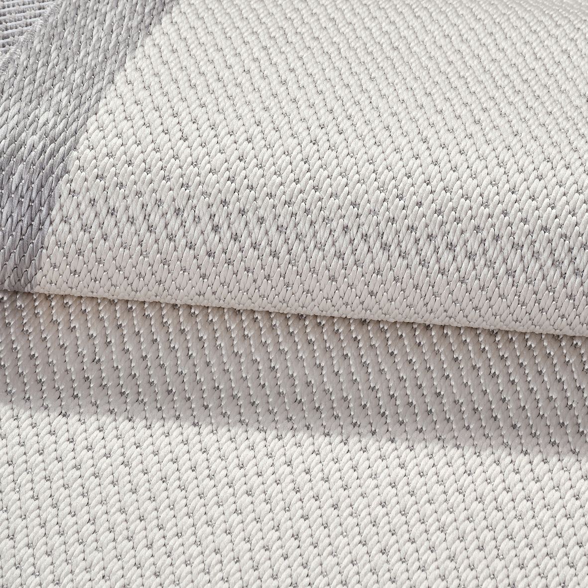 Enzo 06 Krem Gri  Kaymaz Tabanlı Sisal Halı