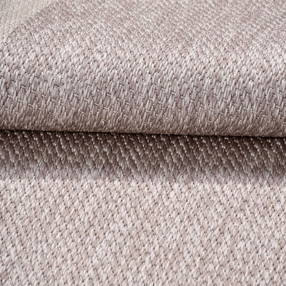 Enzo 09 Beige White Kaymaz Tabanlı Sisal Halı